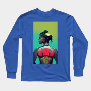 Future Human - 053 - Hurdler Long Sleeve T-Shirt